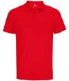04442 Pitcher SOL'S Unisex Pitcher Recycled Polyester Piqué Polo Shirt Red colour image